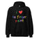 Ik hou ervan om Hoodie te vingerverven