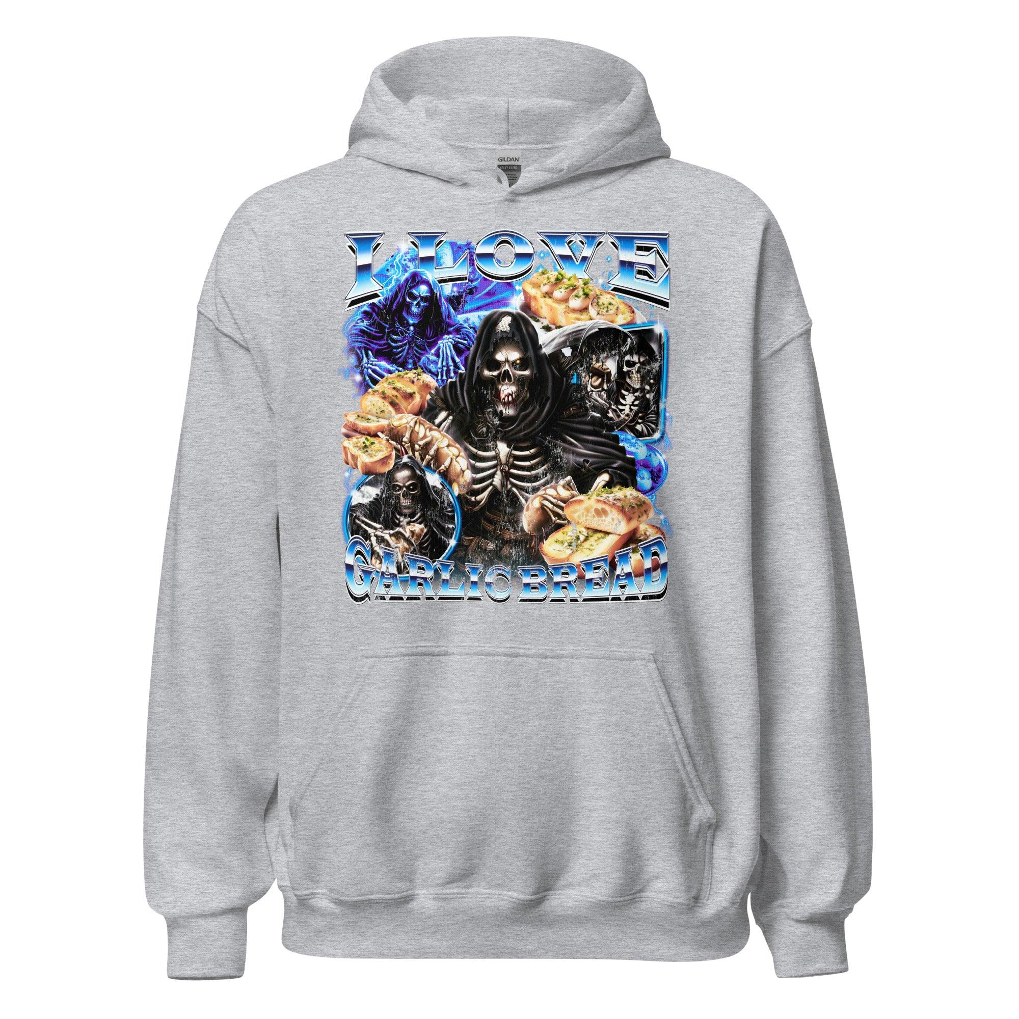 I Love Garlic Bread Hoodie - Orbital Clothing