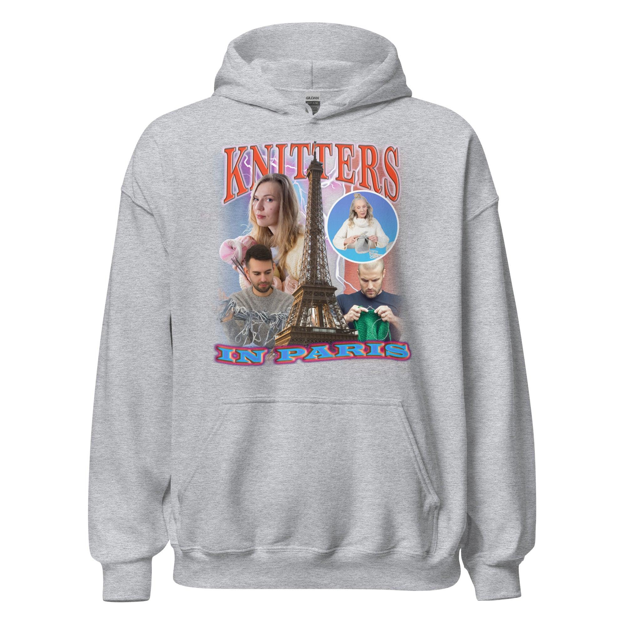 Knitters in Paris Hoodie - Orbital Clothing