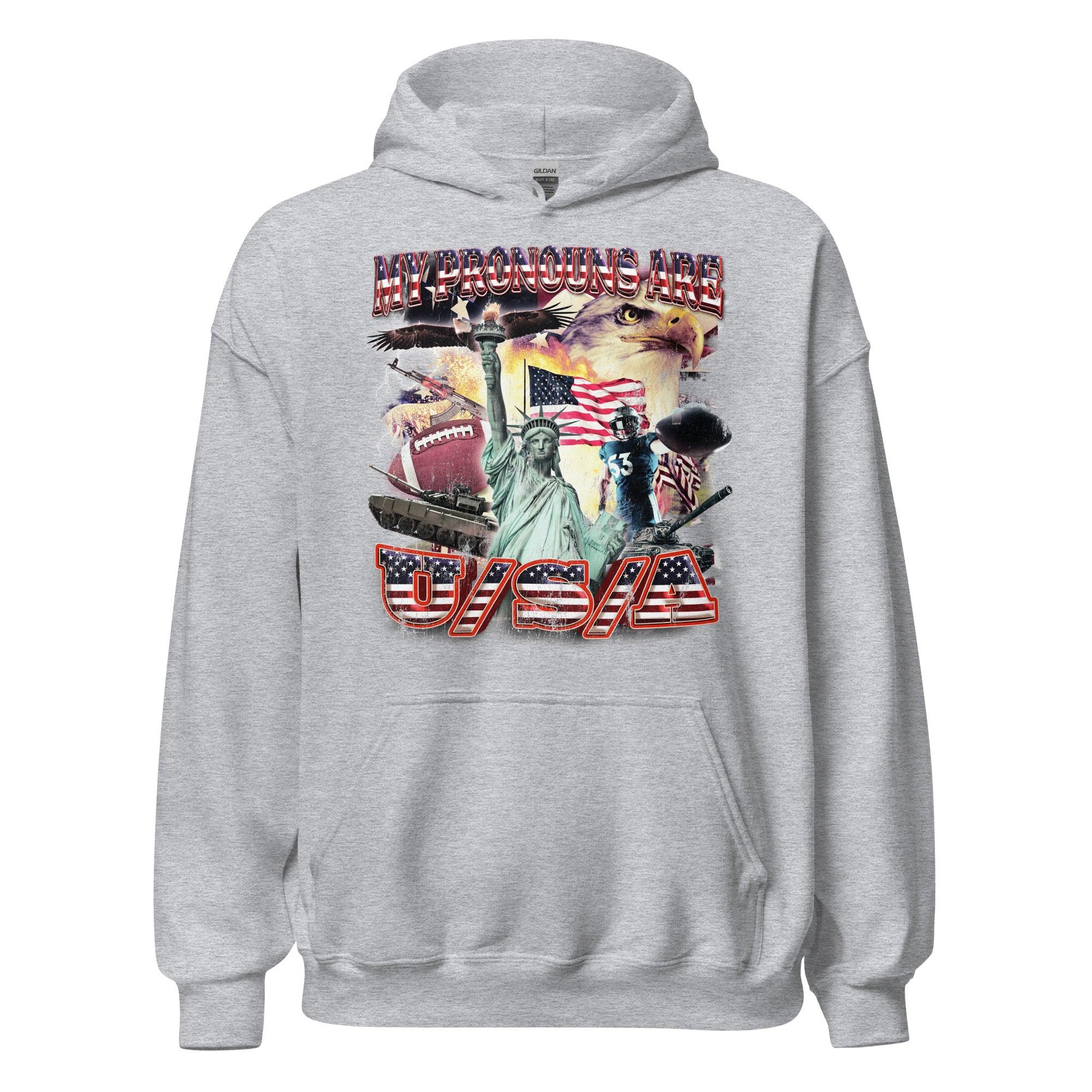 My Pronouns are U/S/A Hoodie - Orbital Clothing