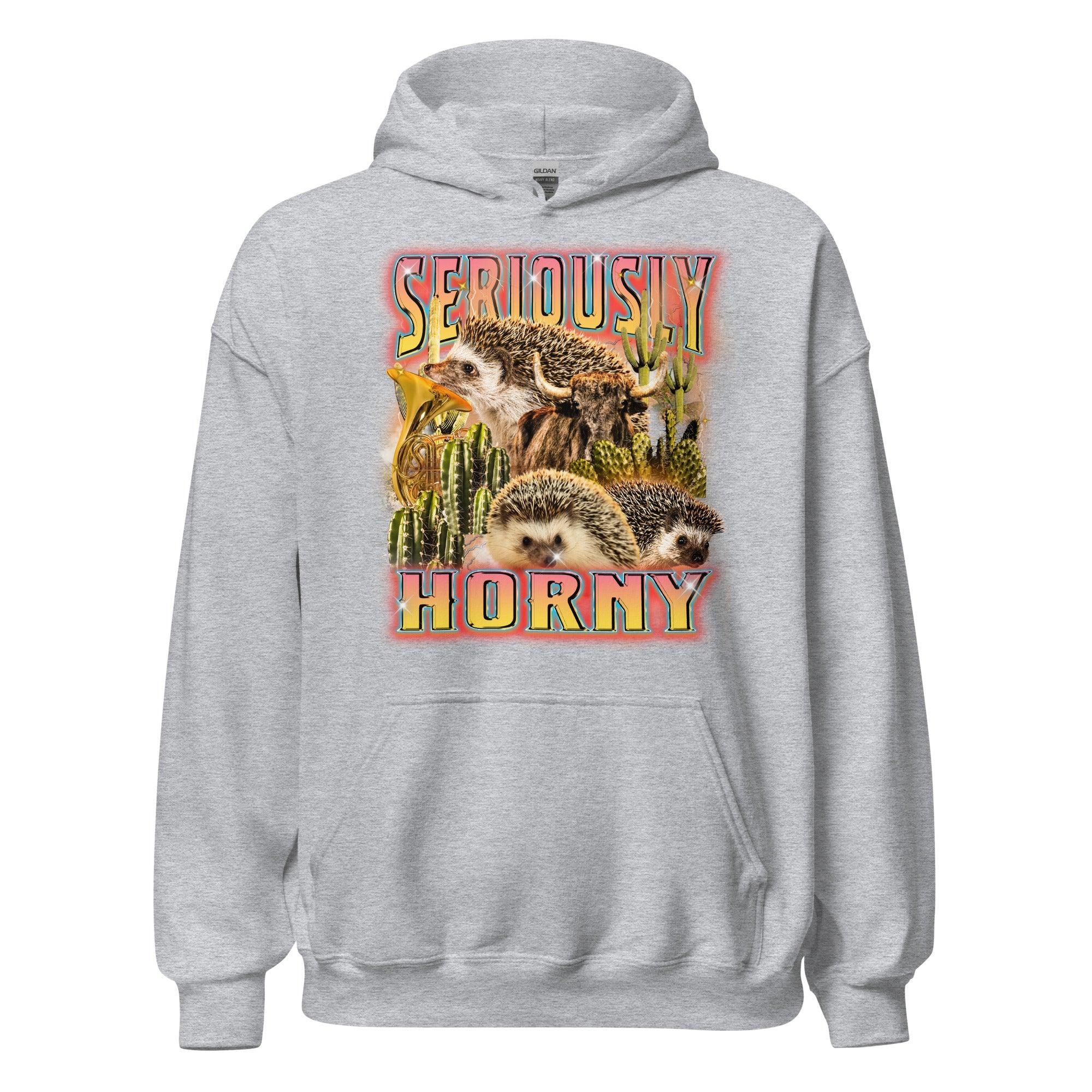 Seriously Horny Hoodie - Orbital Clothing
