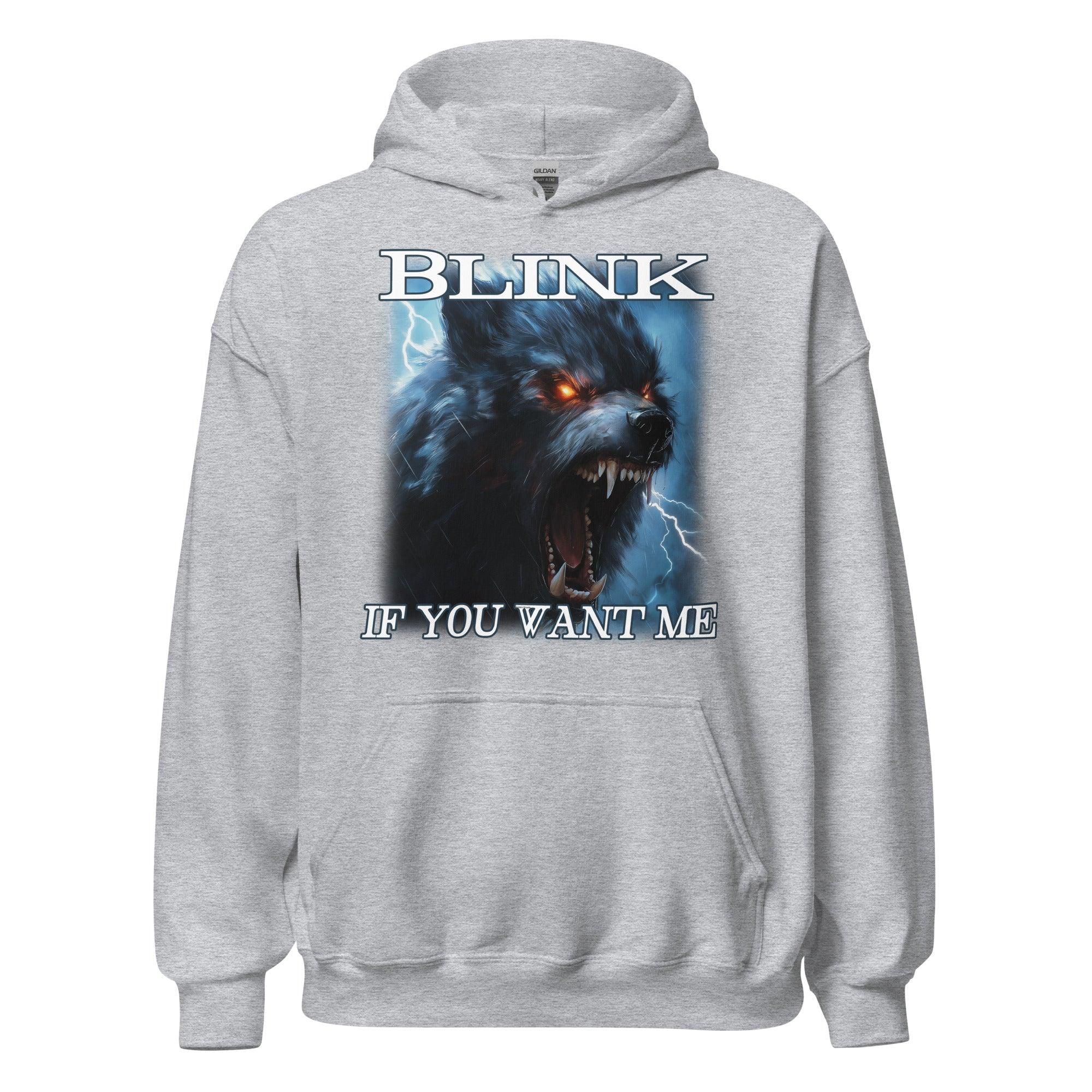 Blink If You Want Me Hoodie - Orbital Clothing