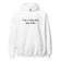 I'm a slut for my wife (embroidered) Hoodie