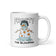 Frosty the Blowman Weißer glänzender Becher