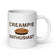 Creampie-Liebhaber Weißer glänzender Becher