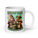 Country Toads Take me Home Weißer glänzender Becher