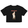 Socra-tease (Socrates being a tease) crop top