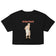 Socra-tease (Socrates being a tease) crop top