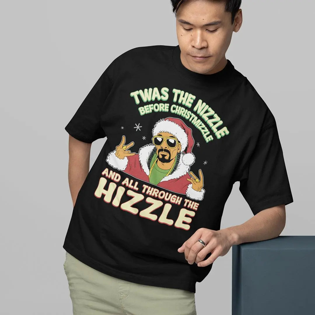 Twas the Nizzle Before Christmizzle T-Shirt - Orbital Clothing