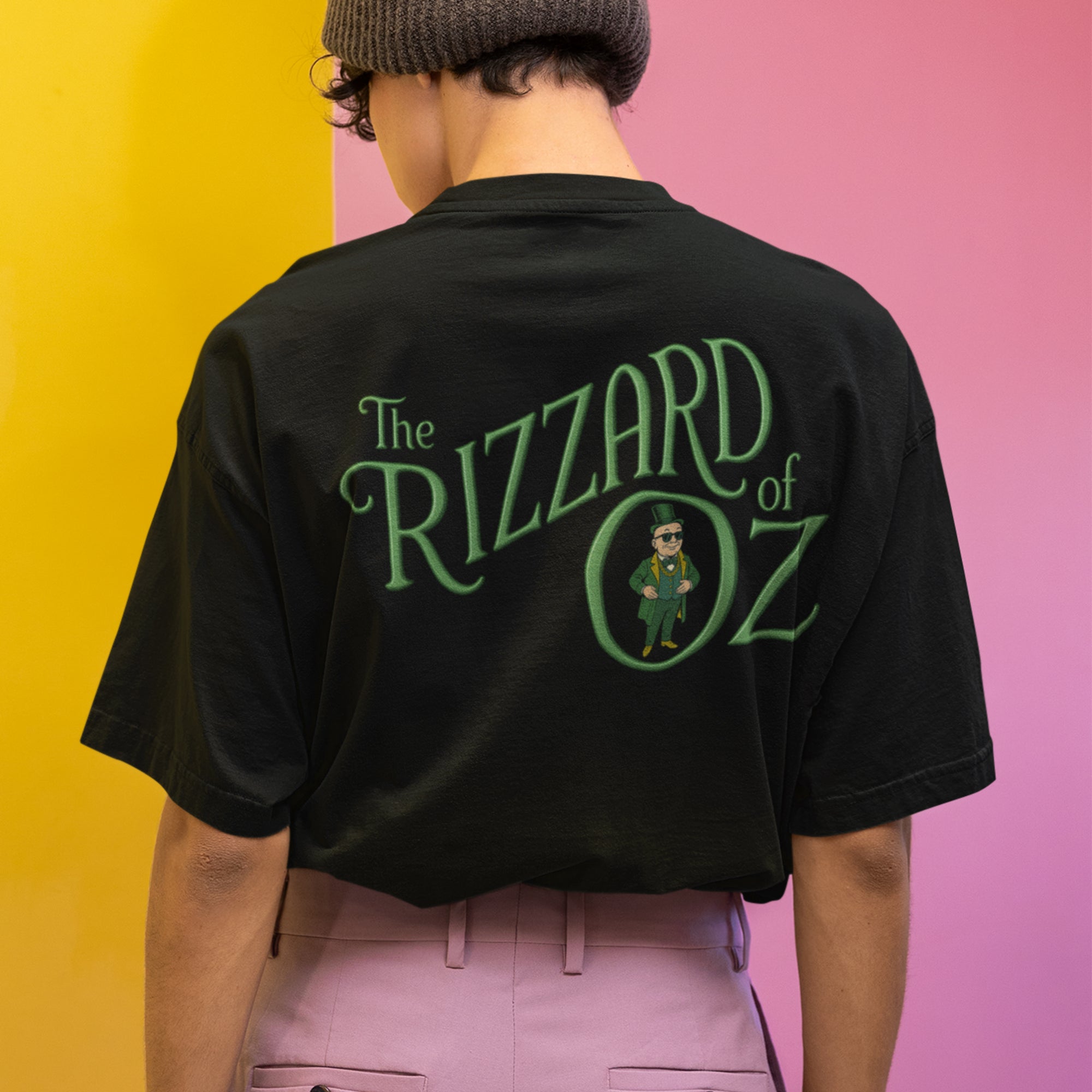 The Rizzard of Oz T-Shirt (backprint)