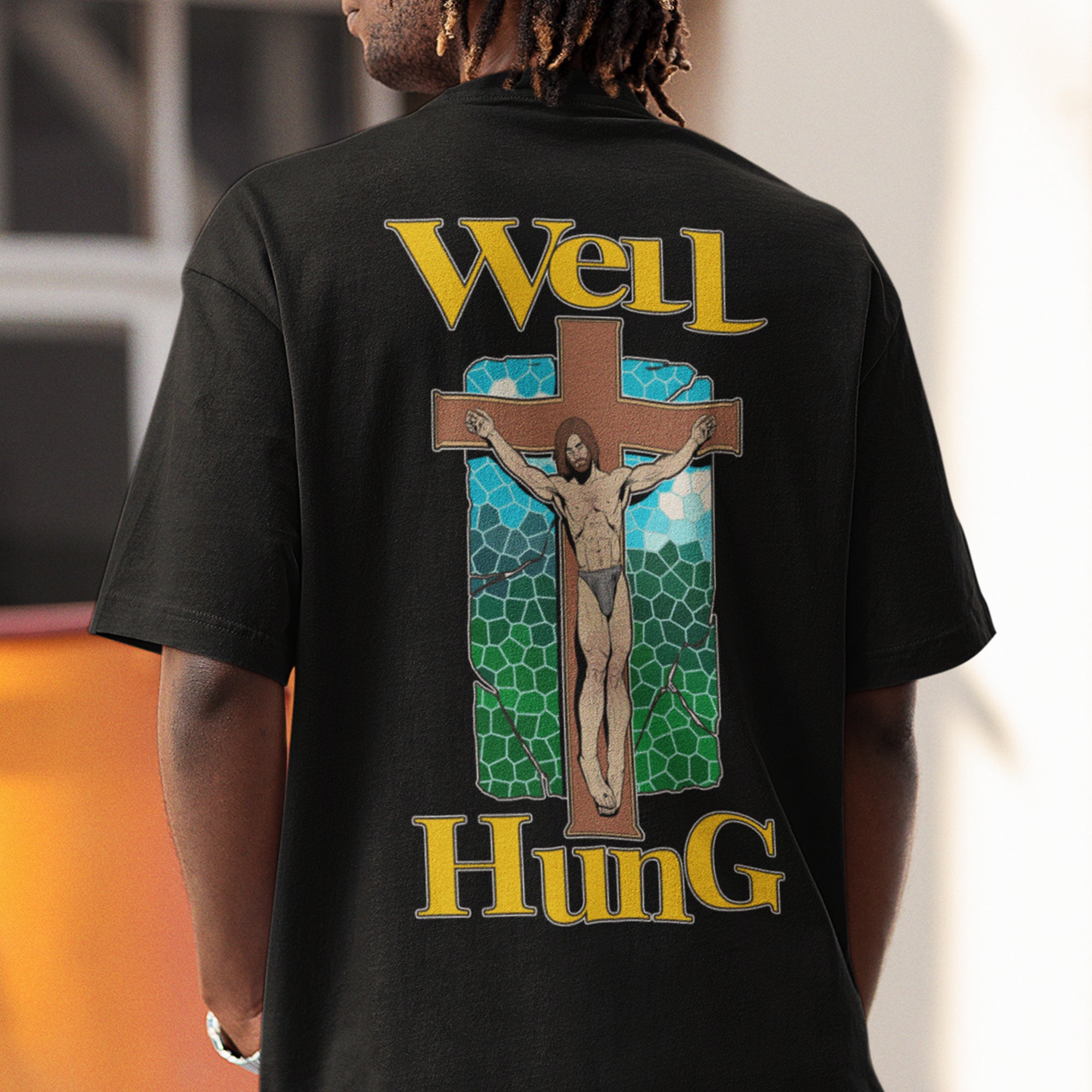 well hung T-Shirt (backprint)