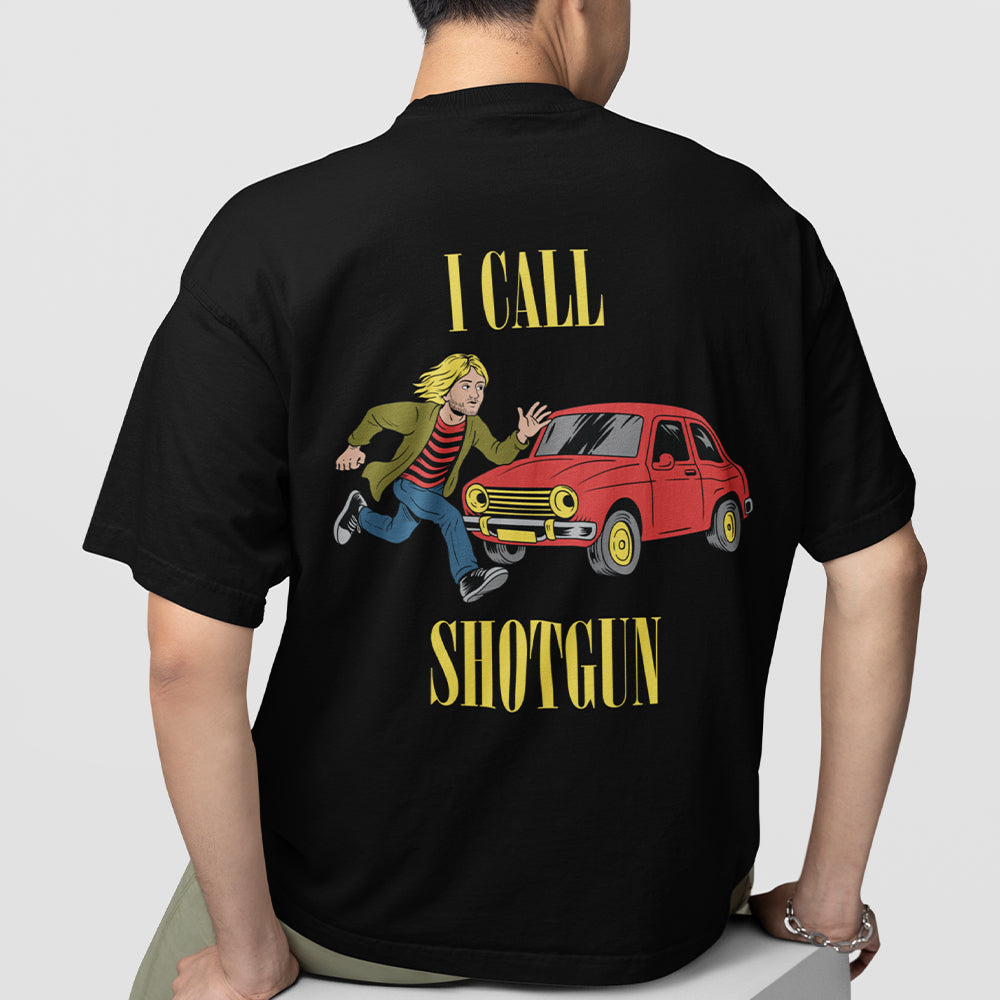 I Call Shotgun (Nirvana) T-Shirt (backprint) Orbital Clothing