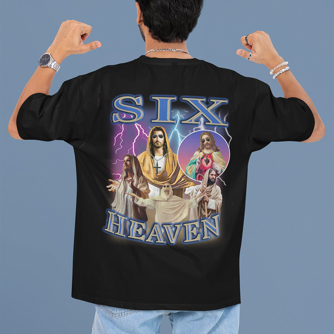 Six Heaven T-Shirt (backprint) Orbital Clothing