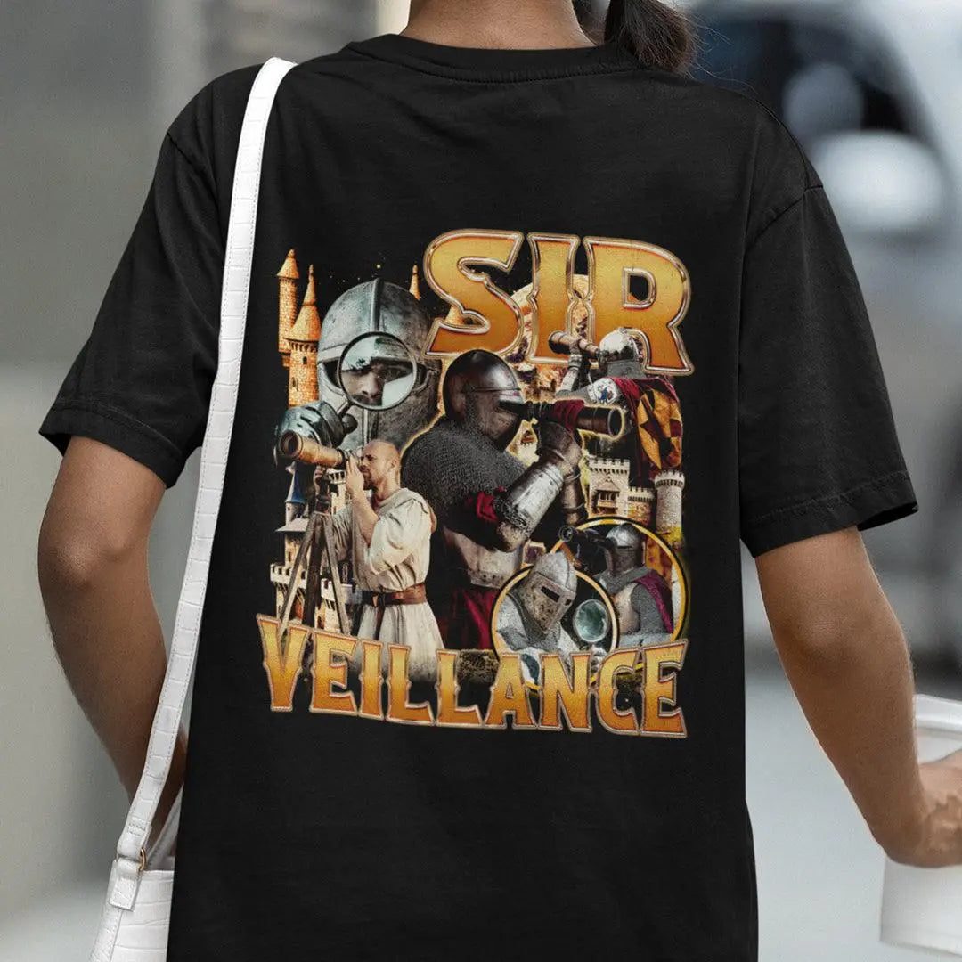 Sir Veillance T-Shirt (backprint) - Orbital Clothing