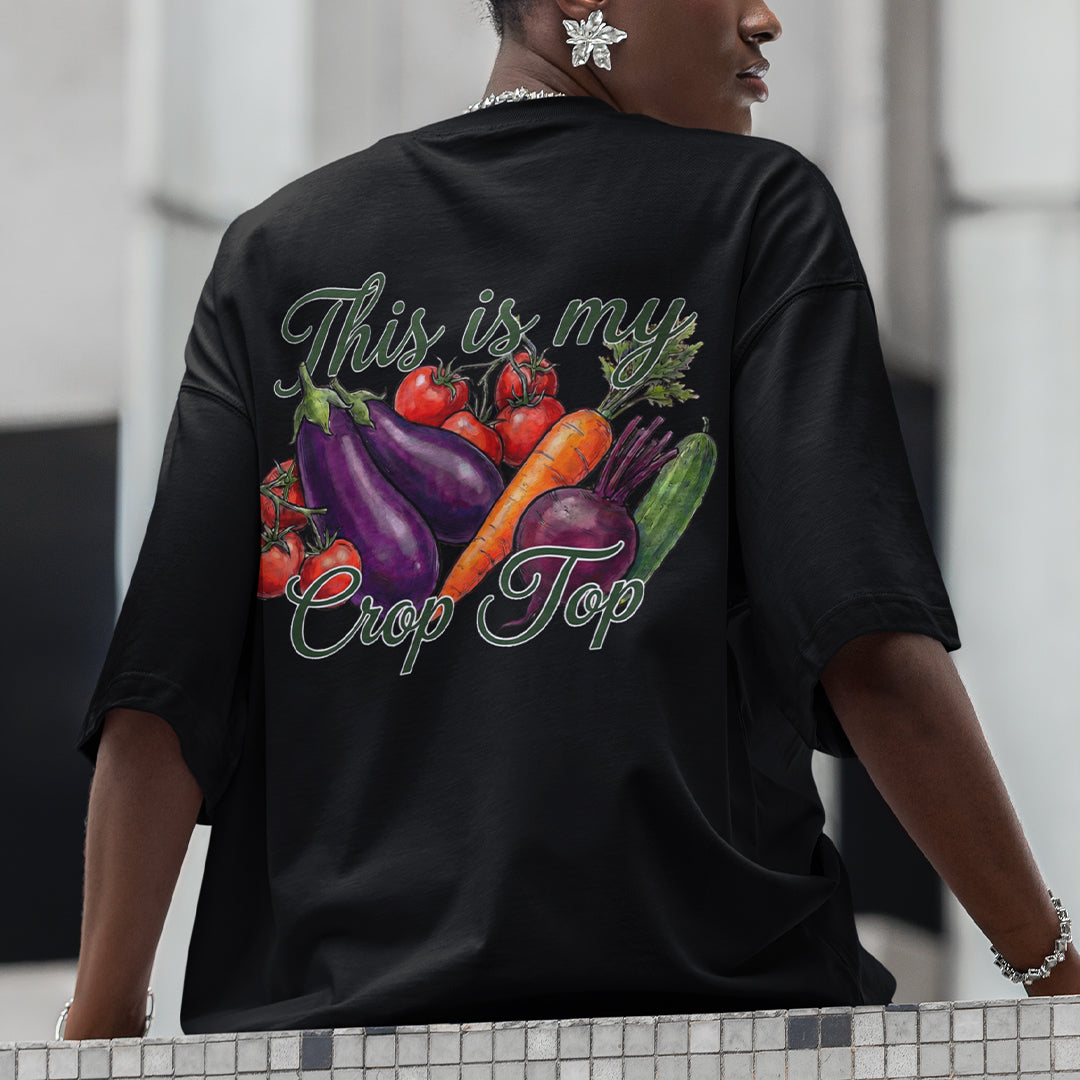 This is my crop top T-Shirt (backprint) Orbital Clothing