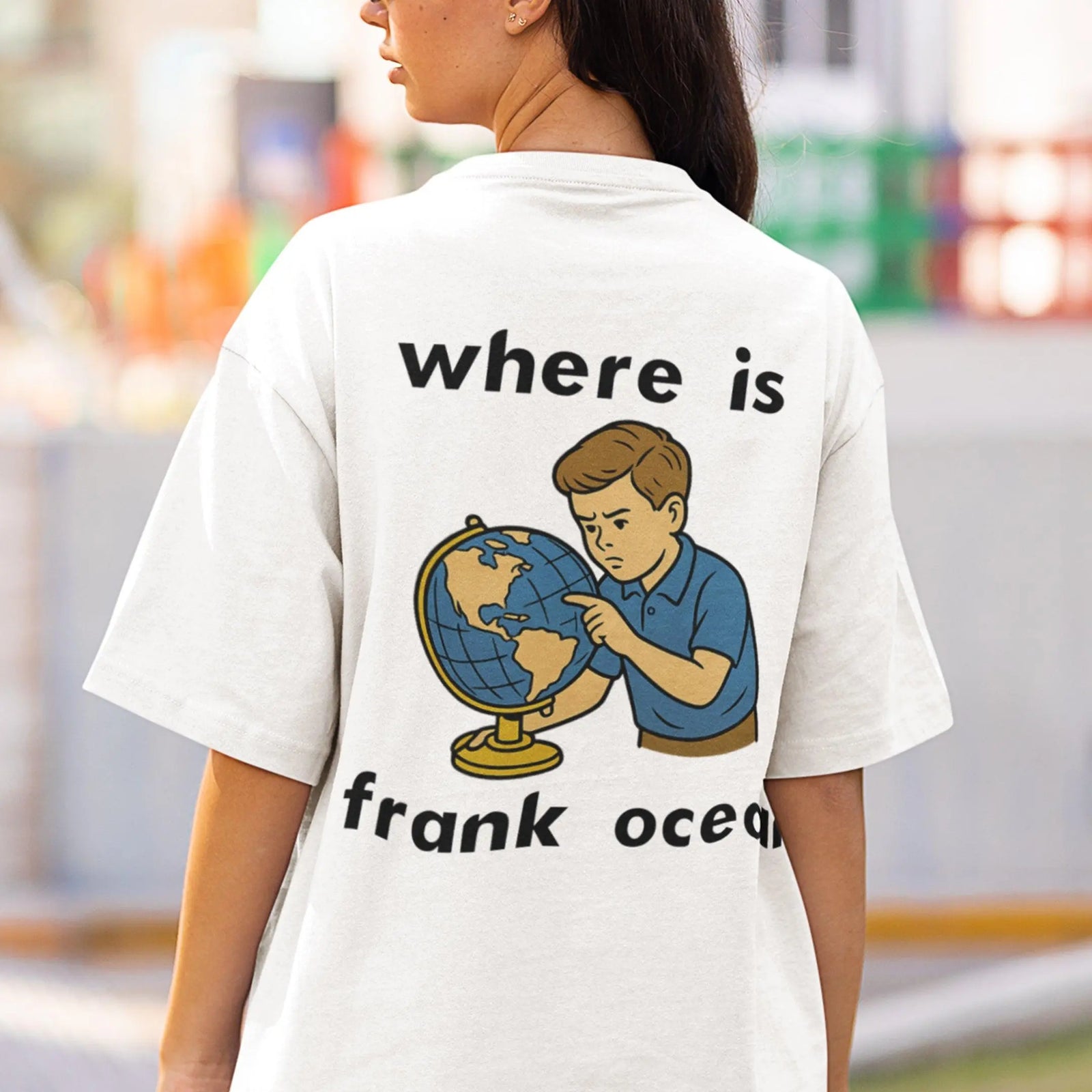Where is Frank Ocean T-Shirt (backprint) - Orbital Clothing