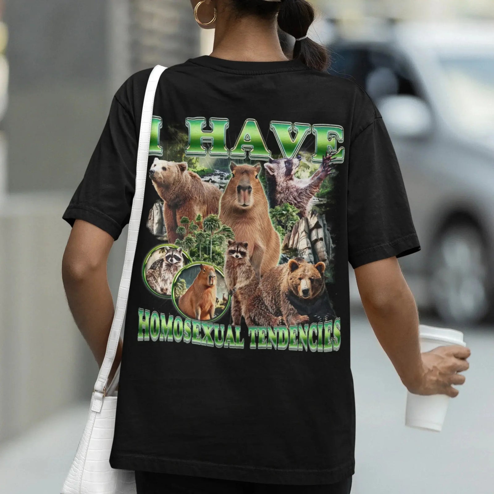 I have homosexual tendencies T-Shirt (backprint) - Orbital Clothing