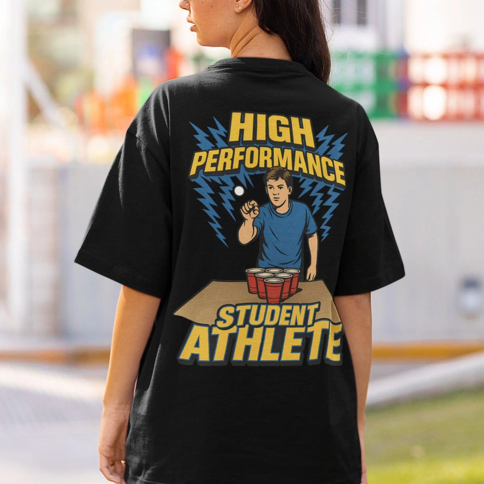 High Performance Student Athlete T-Shirt (backprint) - Orbital Clothing