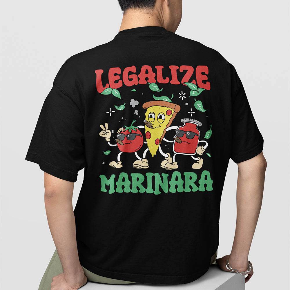 Legalize Marinara T-Shirt (backprint) Orbital Clothing