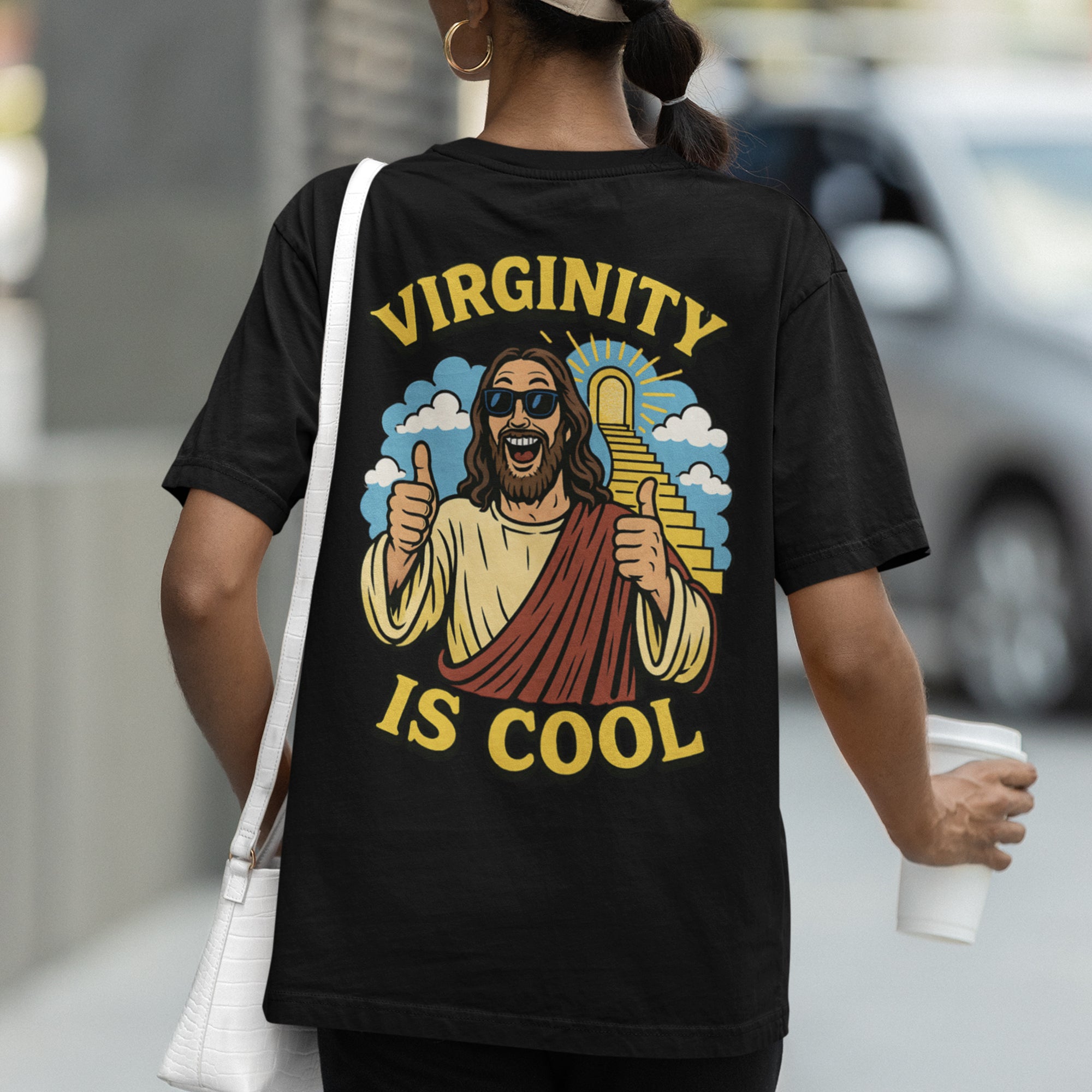 Virginity is Cool T-Shirt (backprint)