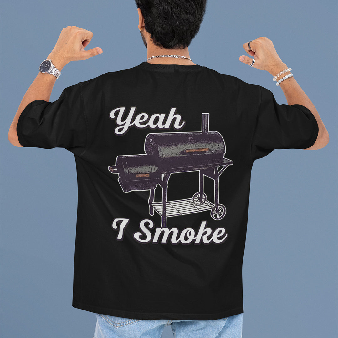 Yeah I smoke T-Shirt (backprint) Orbital Clothing
