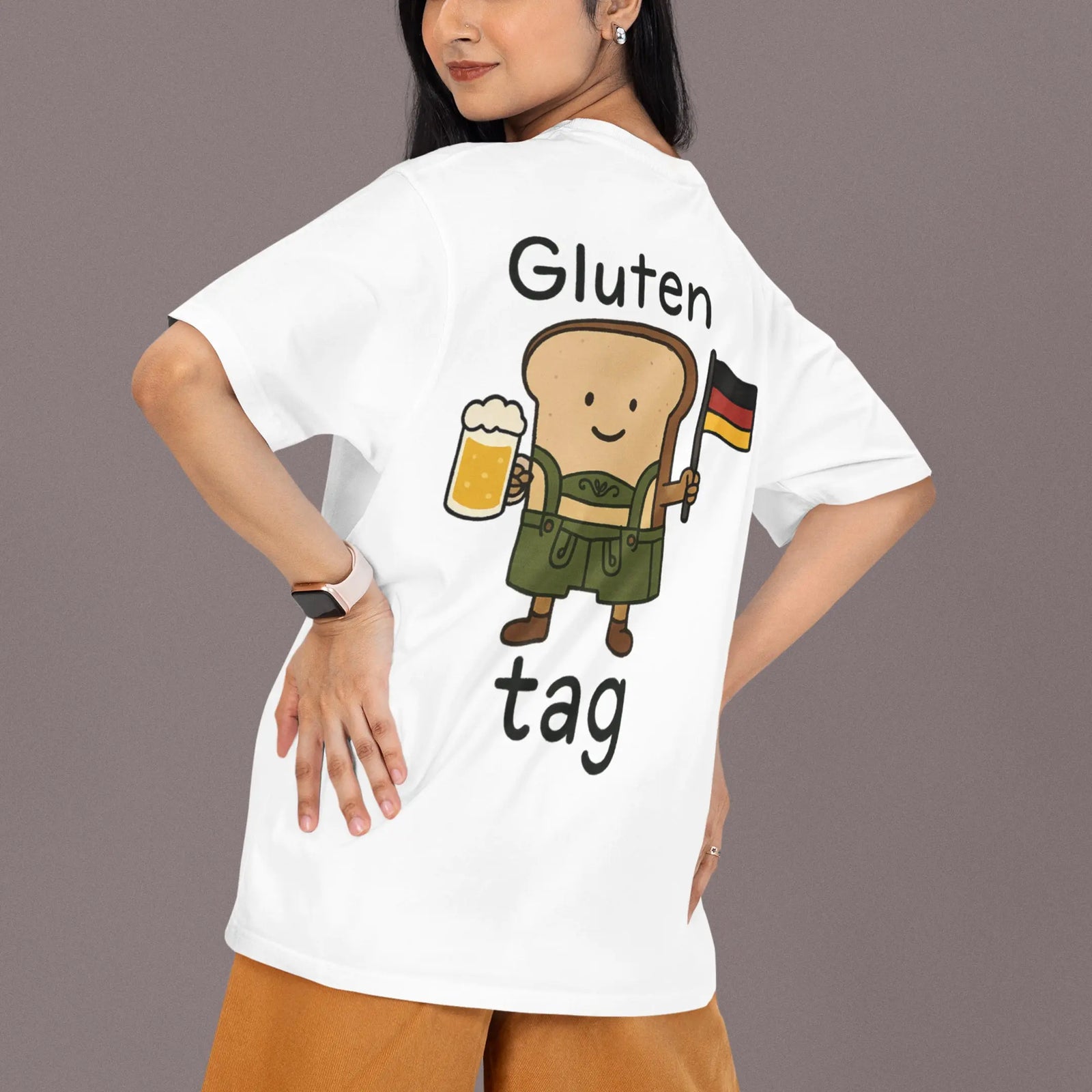 Gluten Tag T-Shirt (backprint) Orbital Clothing