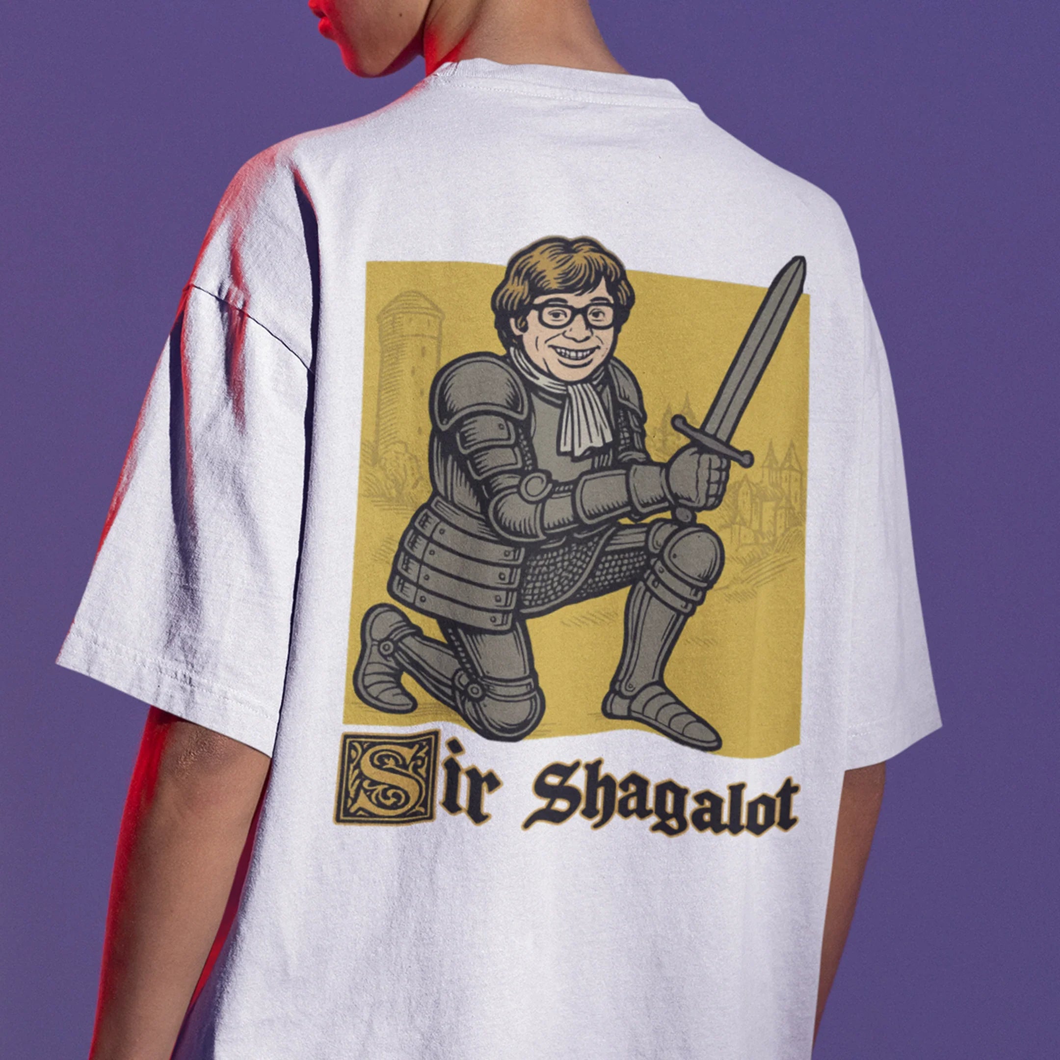 Sir Shagalot T-Shirt (backprint) - Orbital Clothing