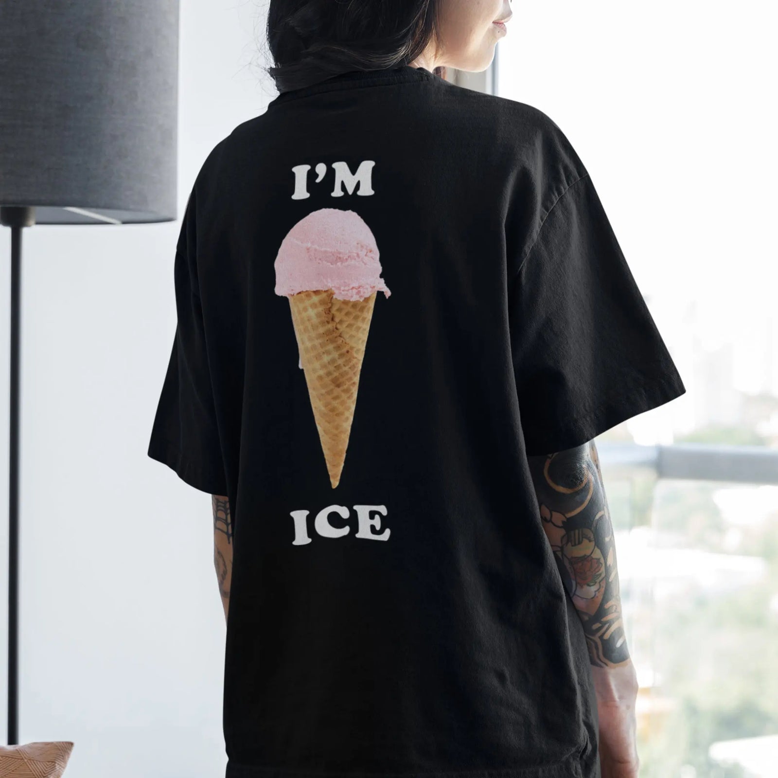 I'm ice T-Shirt (backprint) Orbital Clothing