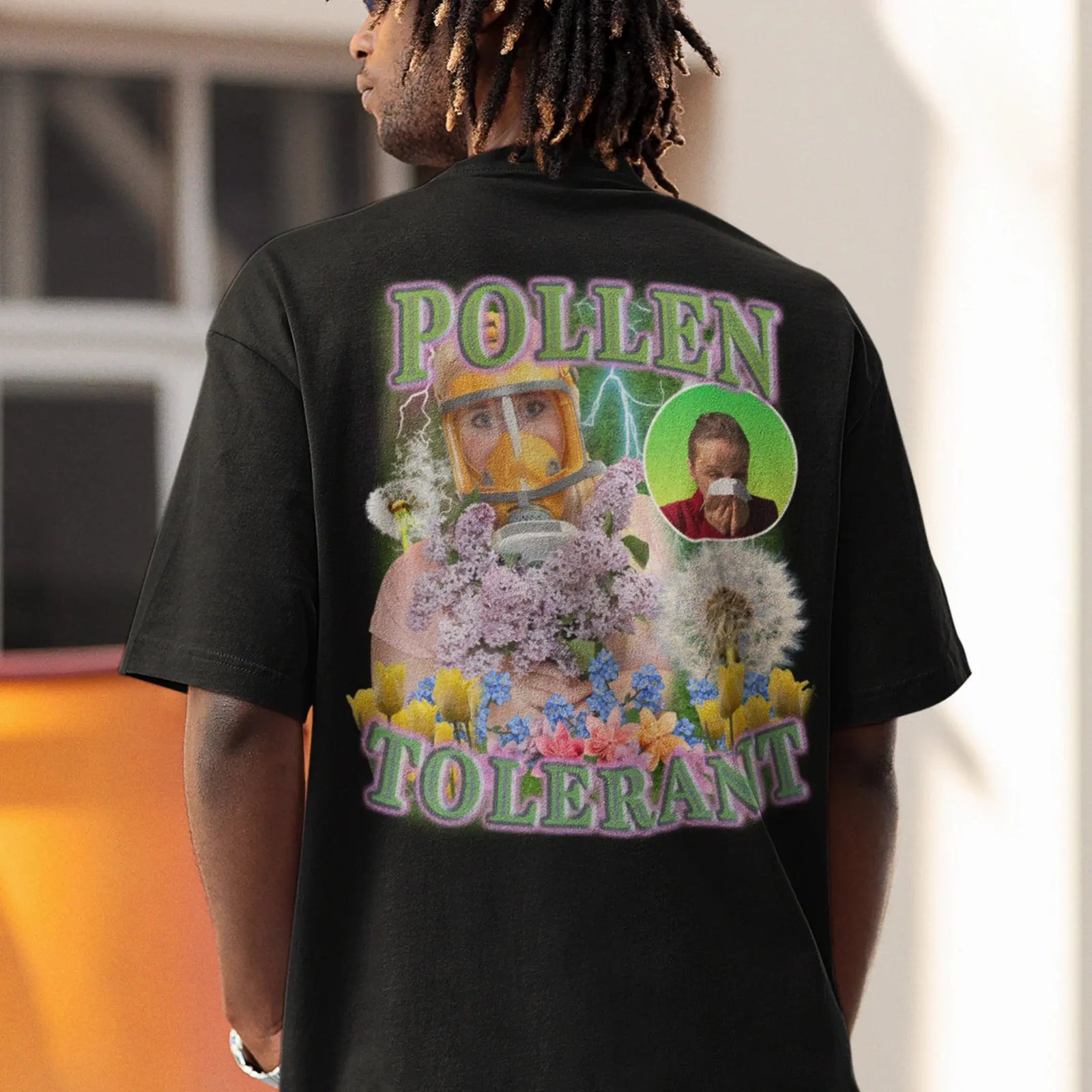 Pollen Tolerant T-Shirt (backprint) - Orbital Clothing