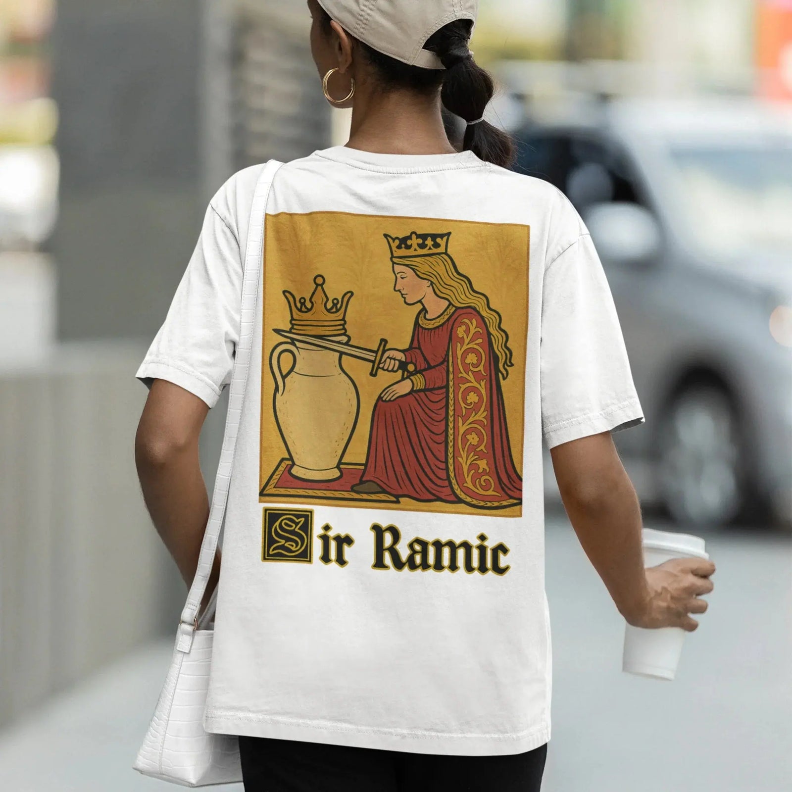 Sir Ramic Handdrawn T-Shirt (backprint) - Orbital Clothing