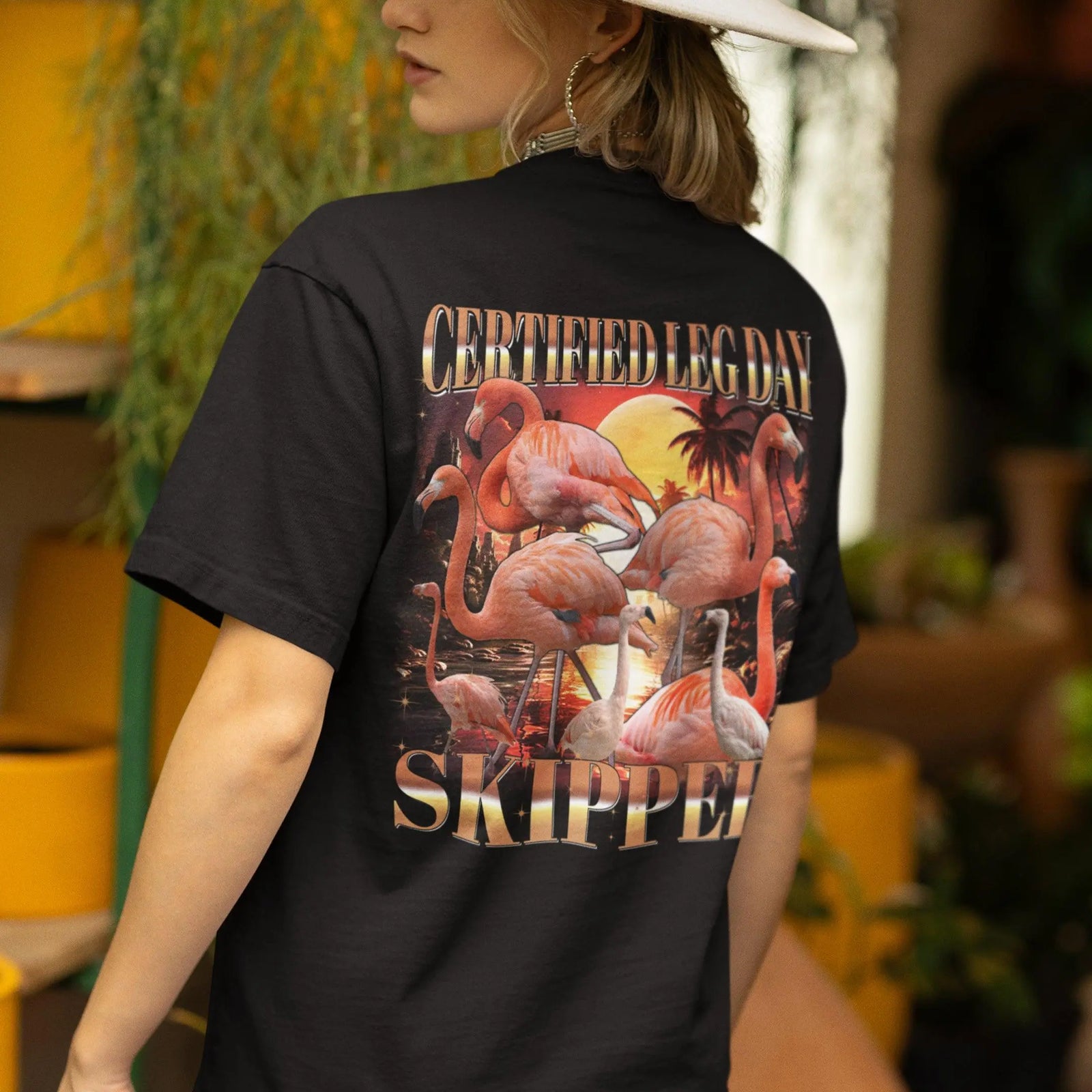 Certified Leg Day Skipper T-Shirt (backprint) - Orbital Clothing