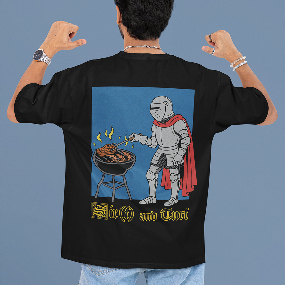 Sir(f) and Turf T-Shirt (backprint)