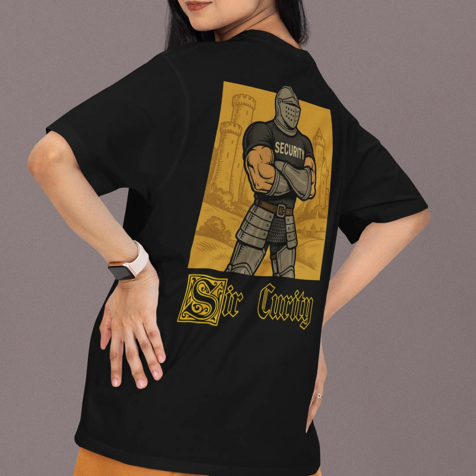 Sir Curity T-Shirt (backprint) Orbital Clothing