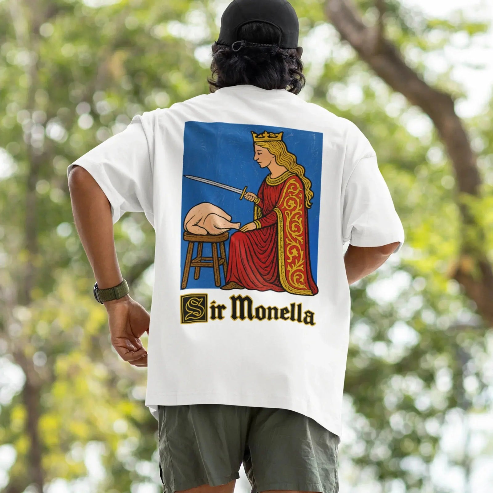 Sir Monella T-Shirt (backprint) - Orbital Clothing