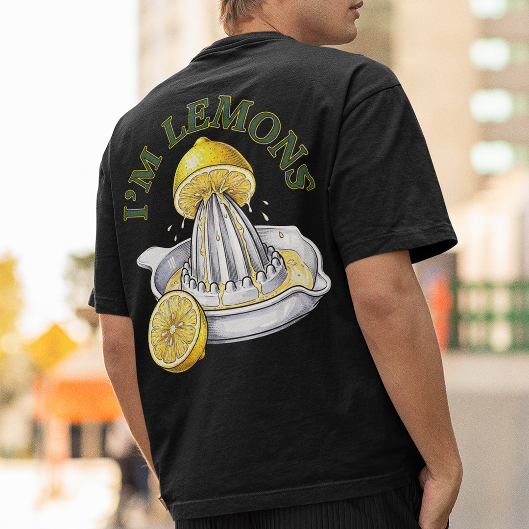 I'm lemons T-Shirt (backprint) Orbital Clothing
