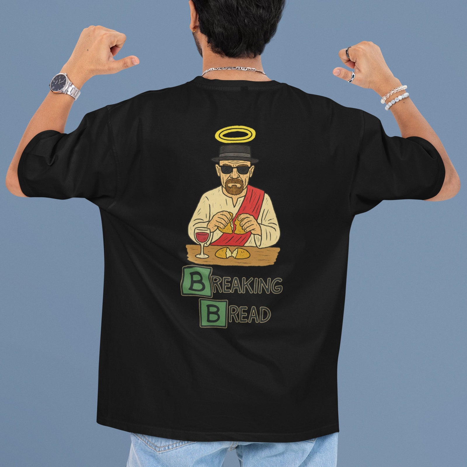 Breaking Bread T-Shirt (backprint) Orbital Clothing