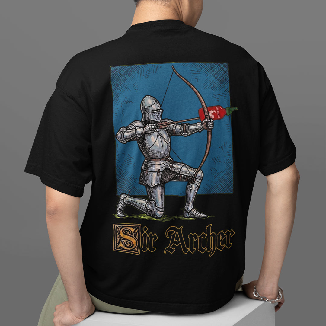 Sir Archer T-Shirt (backprint) Orbital Clothing