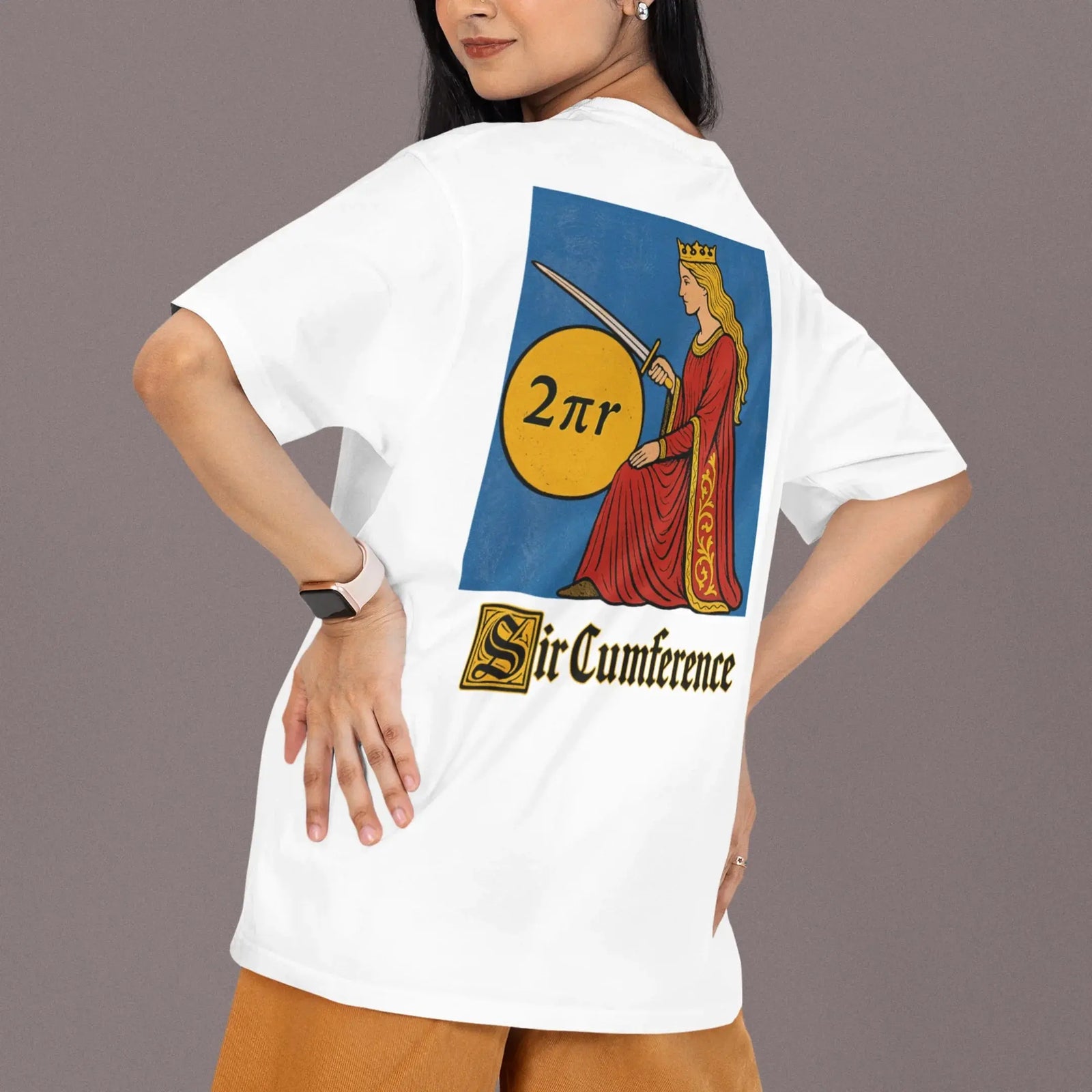 Sir Cumference T-Shirt (backprint) - Orbital Clothing