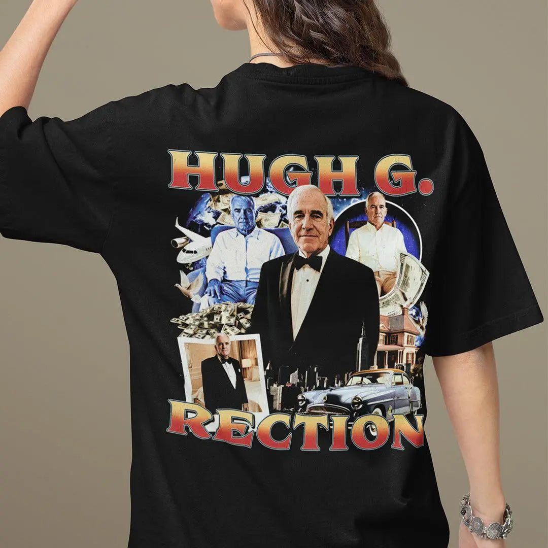 Hugh G. Rection T-Shirt (backprint) - Orbital Clothing