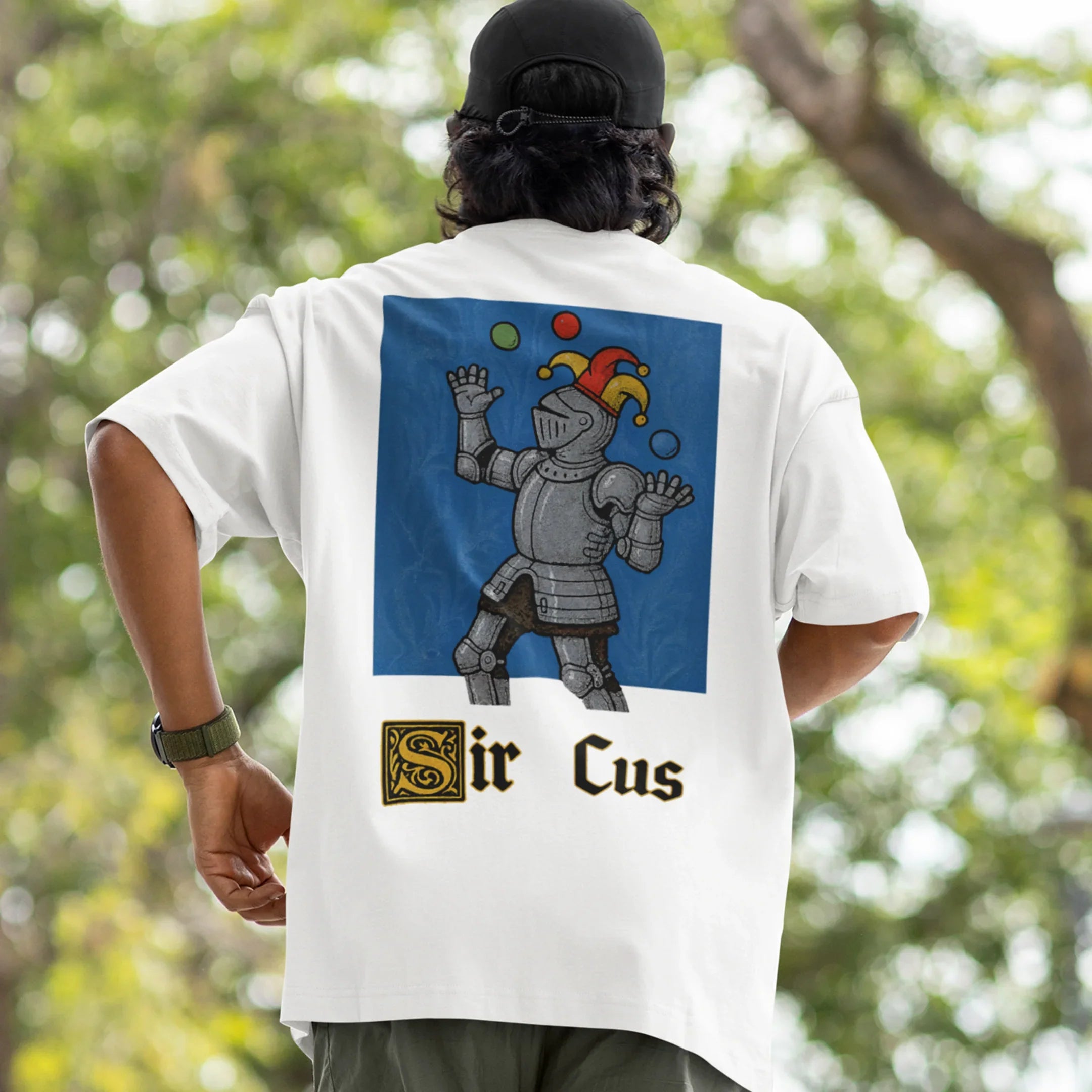Sir Cus T-Shirt (backprint) - Orbital Clothing