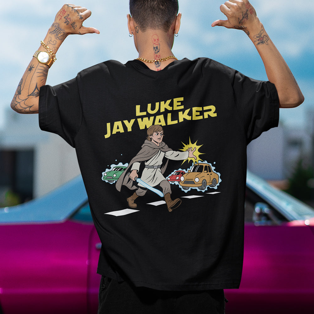Luke Jaywalker T-Shirt (backprint) Orbital Clothing