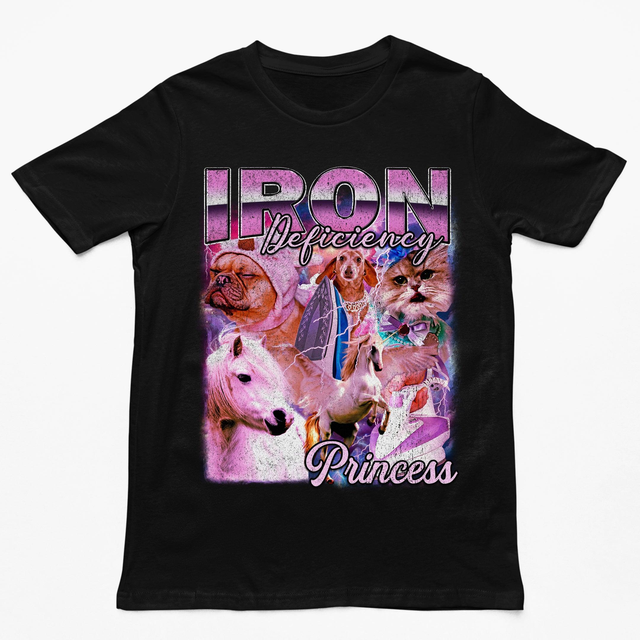 Iron Deficiency Princess Vintage Style T-Shirt
