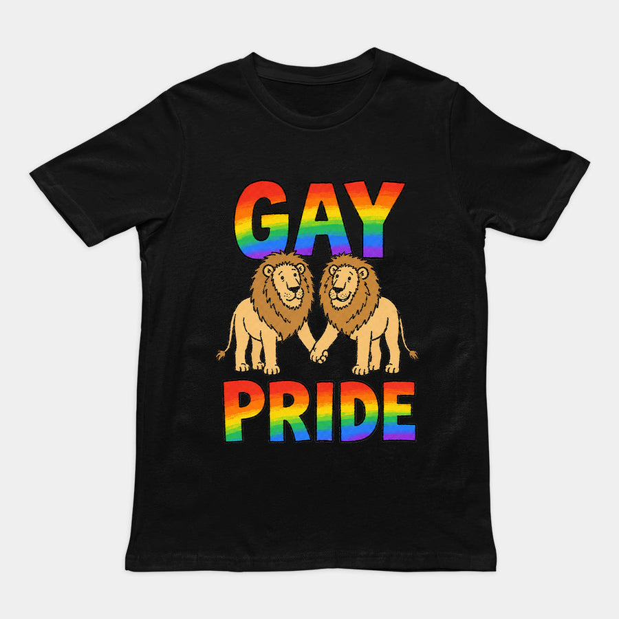 Gay Pride (lions) T-Shirt Orbital Clothing
