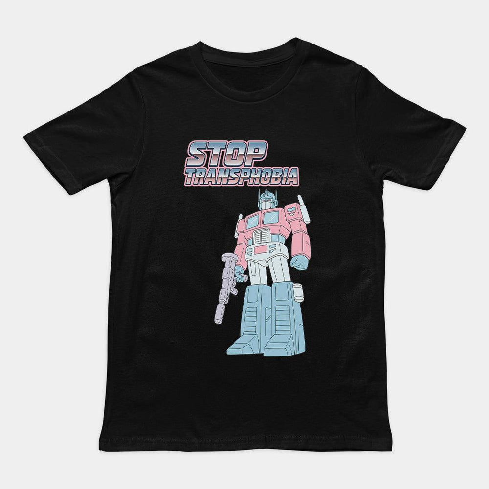 Stop Transphobia T-Shirt - Orbital Clothing