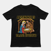Abstinenz ist zu 99,99 % wirksam – T-Shirt