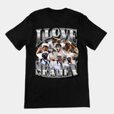 Ich liebe Seeleute T-Shirt (Rückenaufdruck)