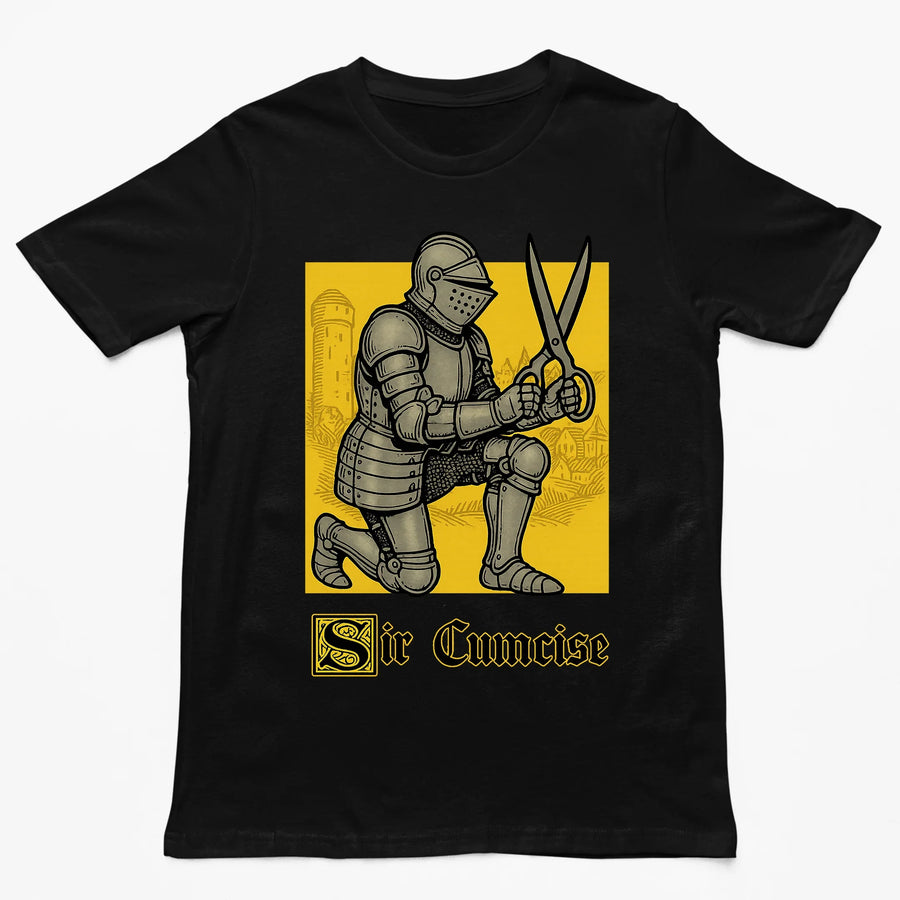 Sir Cumcise (Handdrawn) T-Shirt - Orbital Clothing