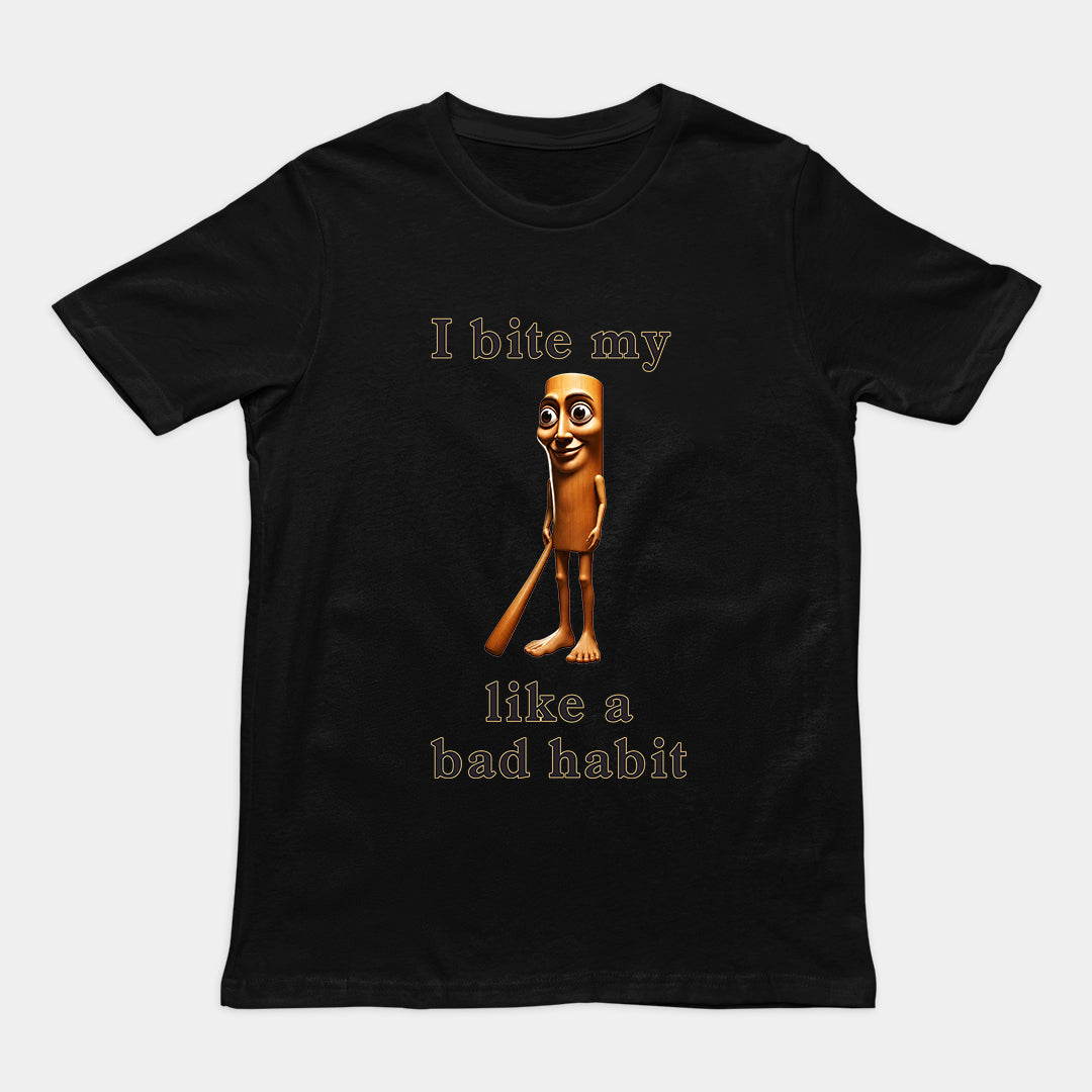 I bite my Tung like a bad habit T-Shirt Orbital Clothing