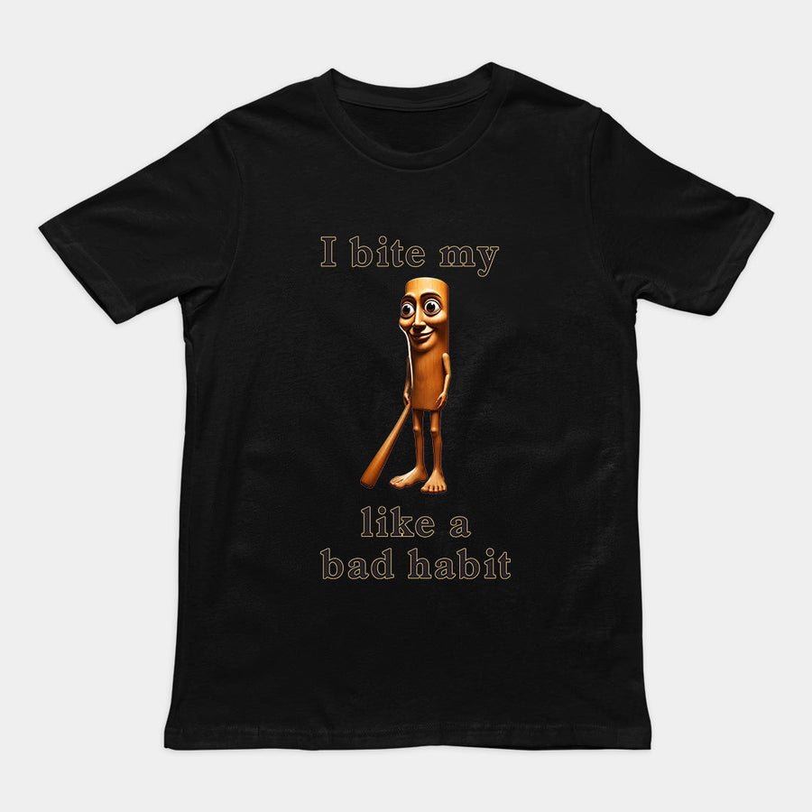 I bite my Tung like a bad habit T-Shirt Orbital Clothing