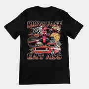 Drive Fast Eat Ass t-shirt (achterkant)